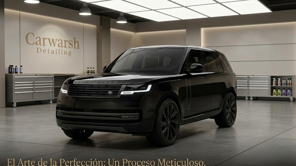 Range Rover SV en el estudio de detailing